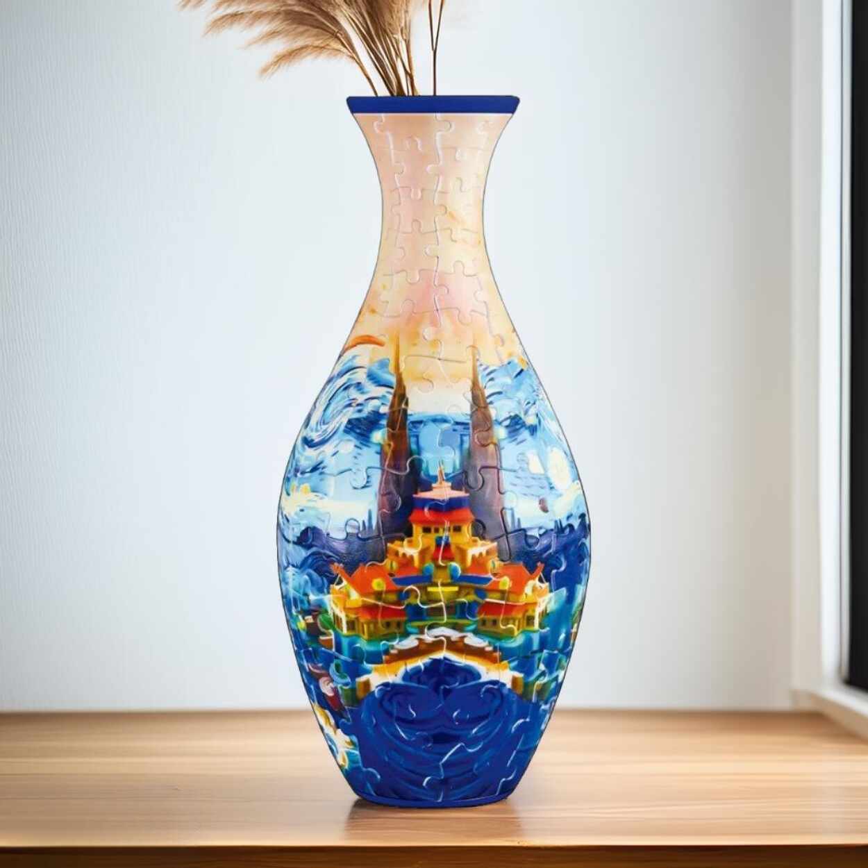 Artelier DoPuzzle 3D Puzzelvaas – Bouw jouw eigen kunststuk