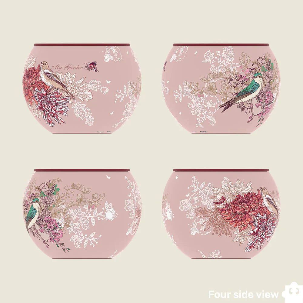 Singing Birds and Flowers - Flower Pot Jigsaw Puzzle