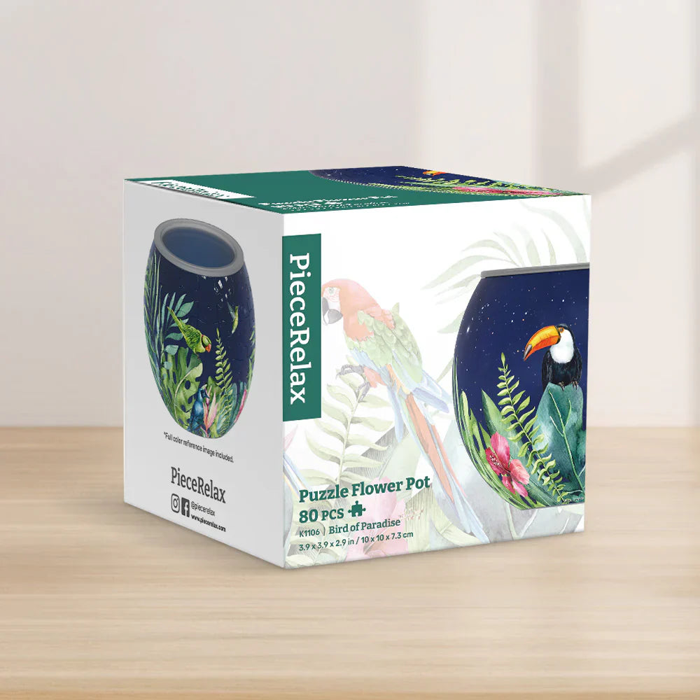 Bird of Paradise - Flower Pot Jigsaw Puzzle