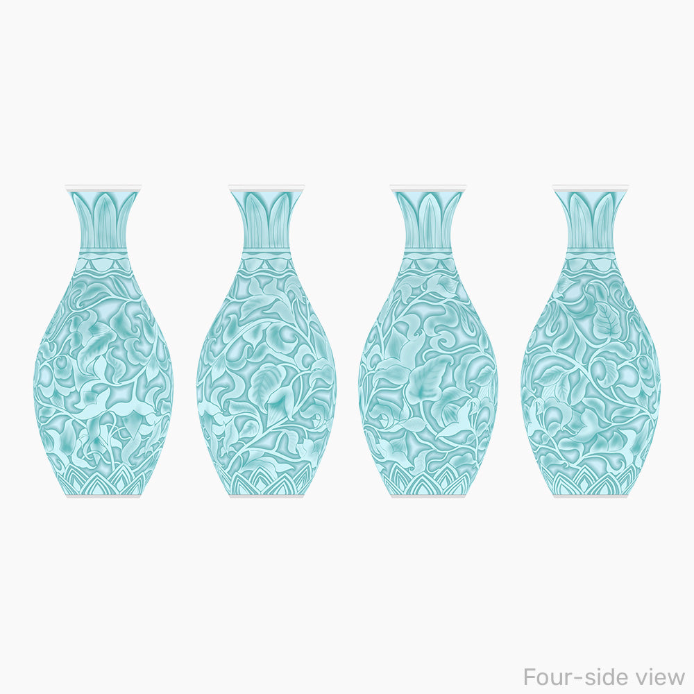 Winter Grace - 3D Puzzle Vase Jigsaw Puzzle
