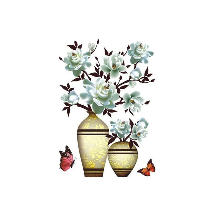3D Plantenbak Muurstickers