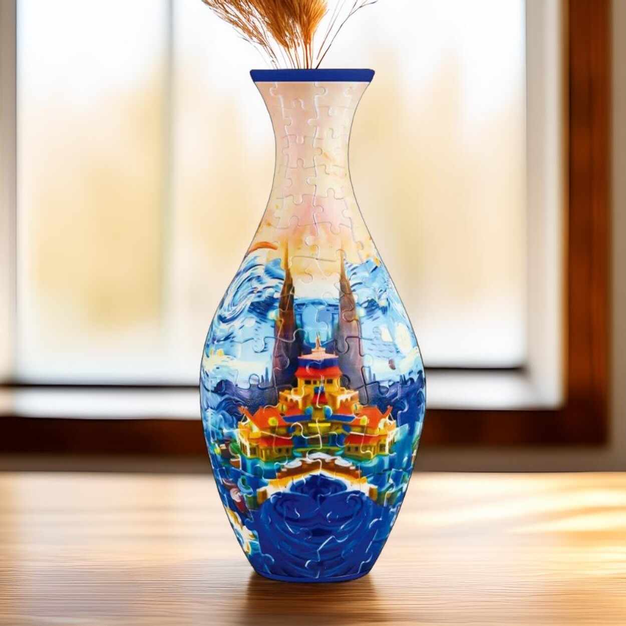 Artelier DoPuzzle 3D Puzzelvaas – Bouw jouw eigen kunststuk