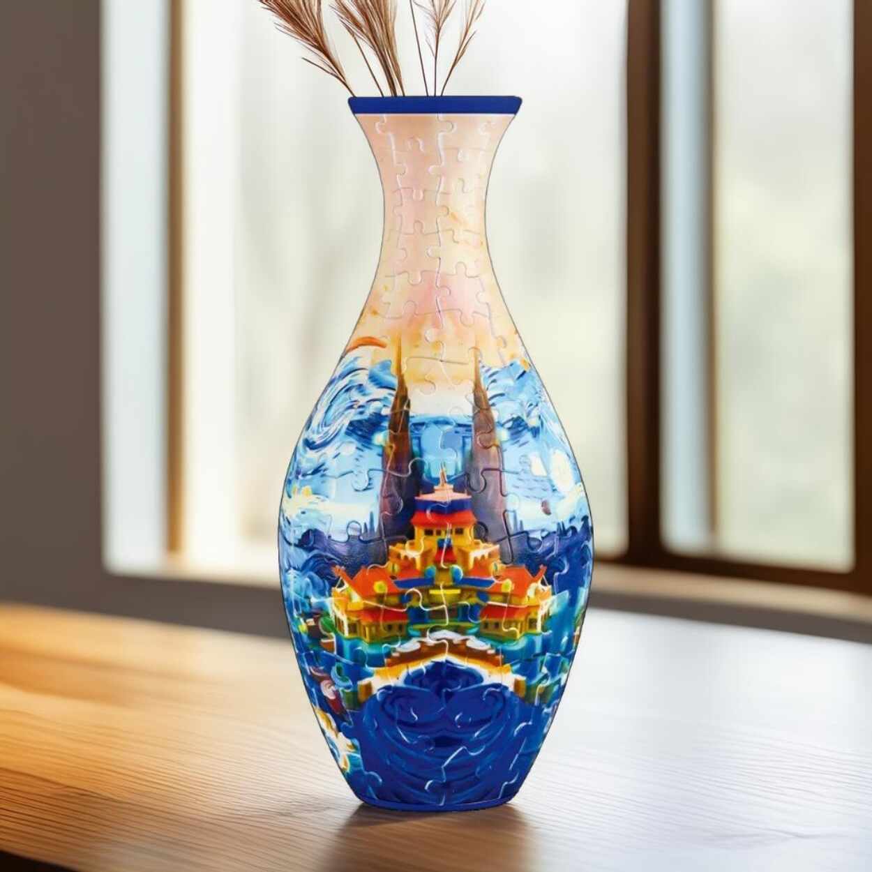 Artelier DoPuzzle 3D Puzzelvaas – Bouw jouw eigen kunststuk