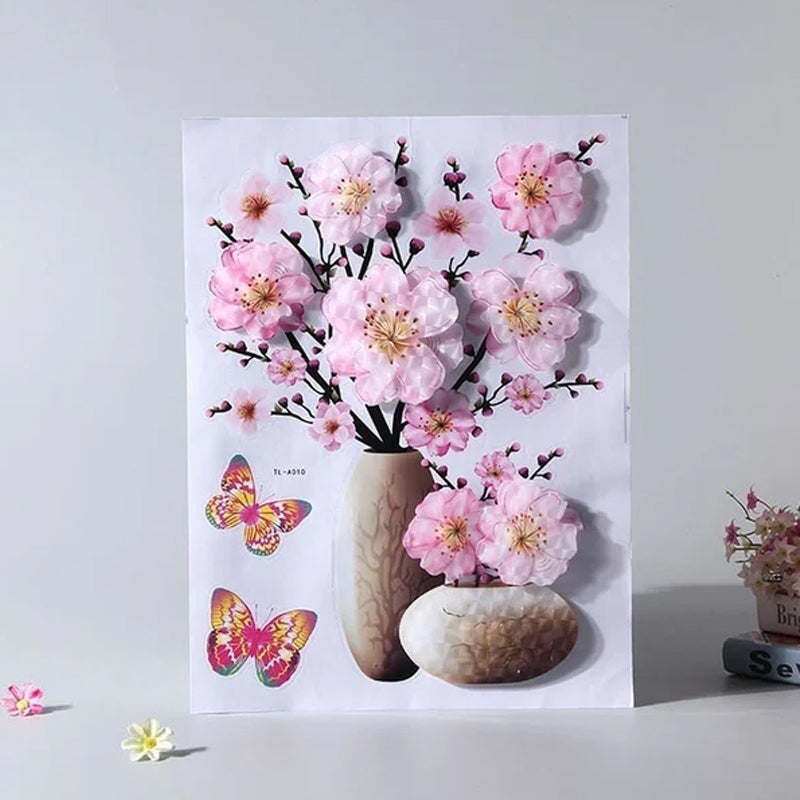 3D Plantenbak Muurstickers