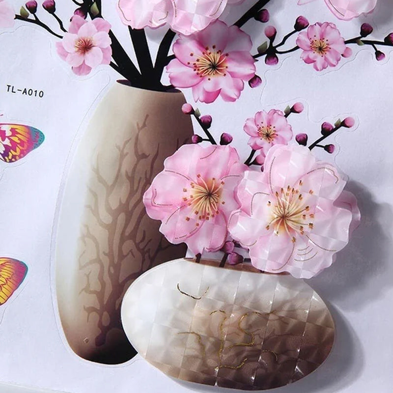 3D Plantenbak Muurstickers