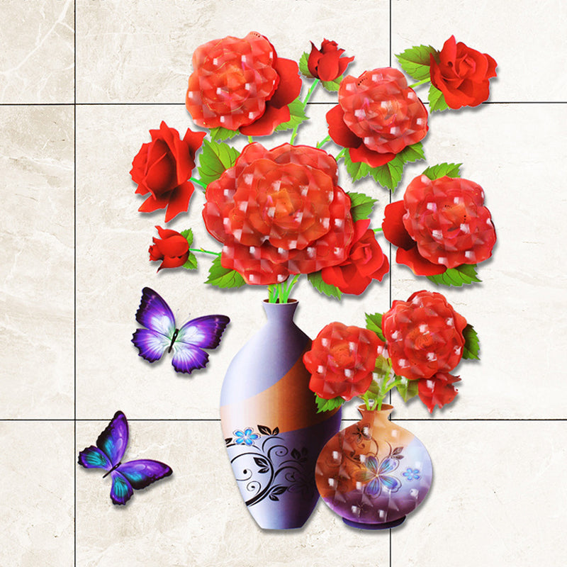3D Plantenbak Muurstickers
