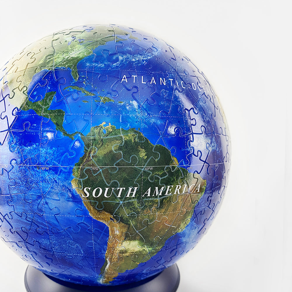 Resplendent Earth - 3D Puzzle Globe Jigsaw Puzzle