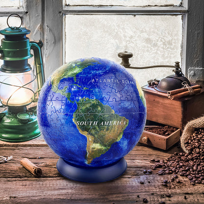 Resplendent Earth - 3D Puzzle Globe Jigsaw Puzzle