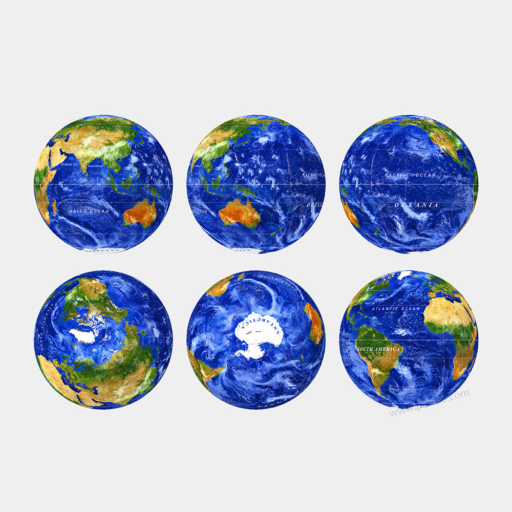 Resplendent Earth - 3D Puzzle Globe Jigsaw Puzzle