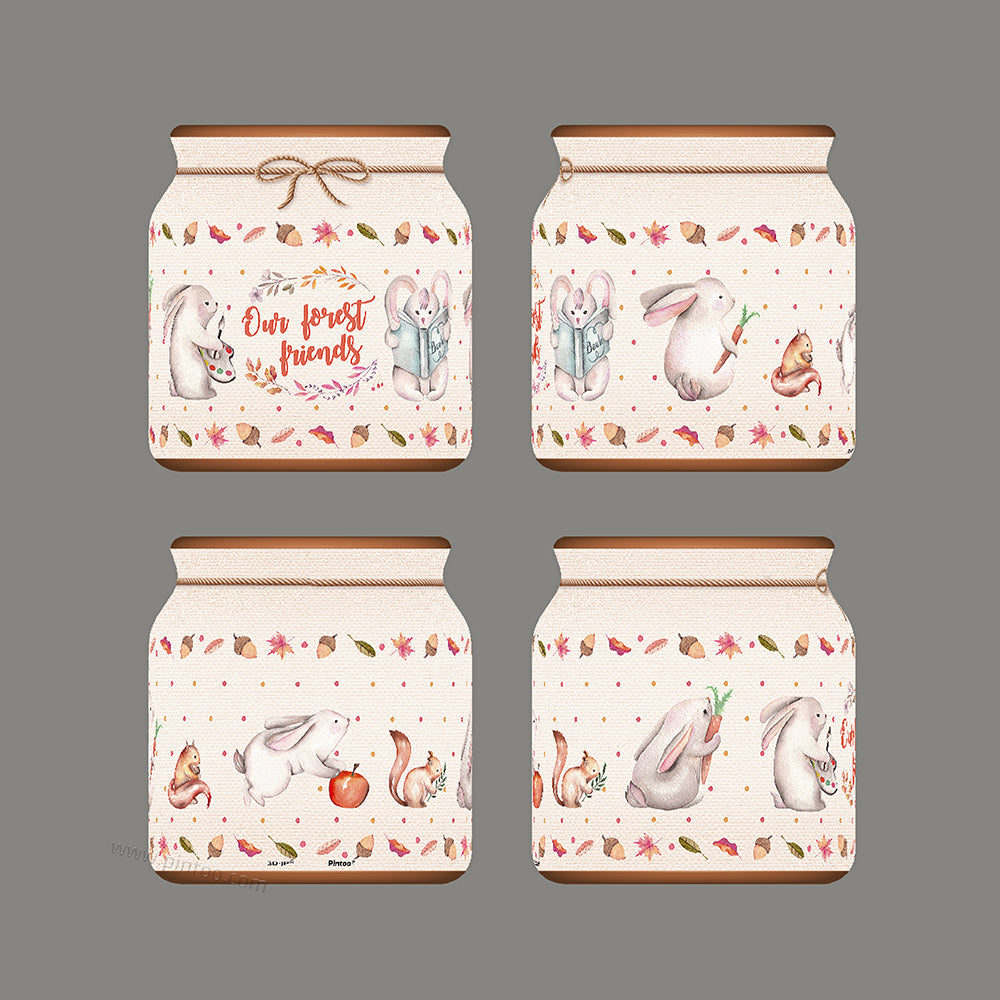 Rabbit and Squirrel - Medium Jar Jigsaw Puzzle