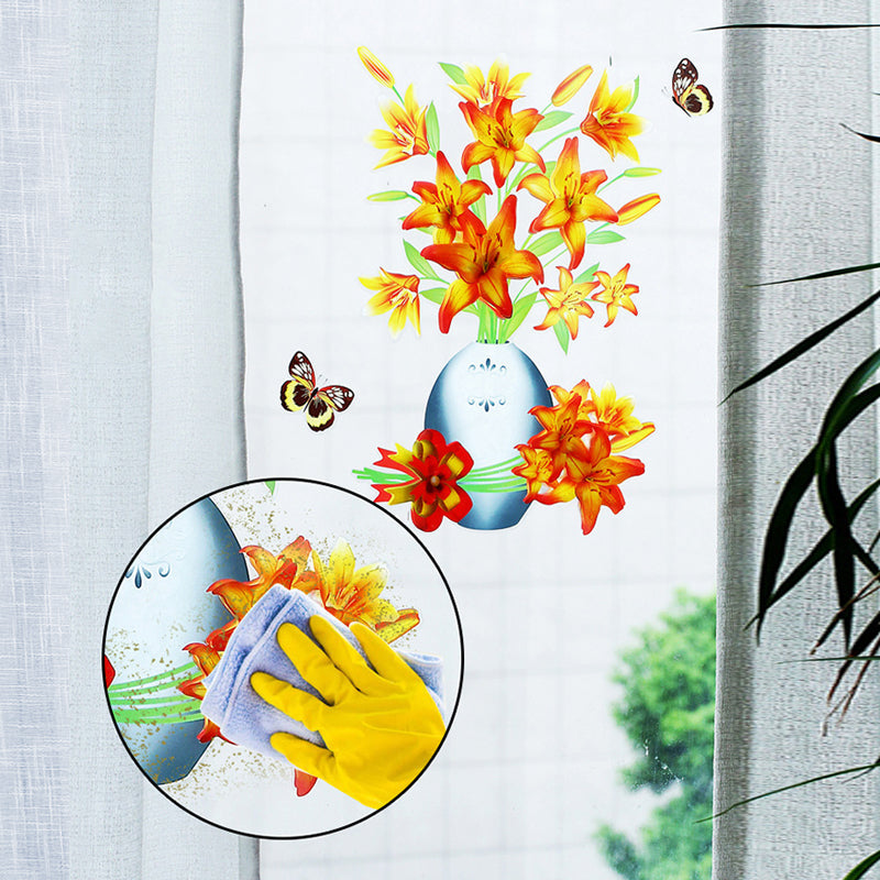 3D Plantenbak Muurstickers