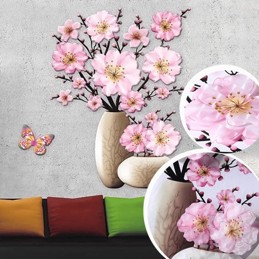 3D Plantenbak Muurstickers