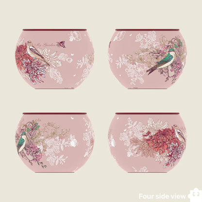 Singing Birds and Flowers - Flower Pot Jigsaw Puzzle