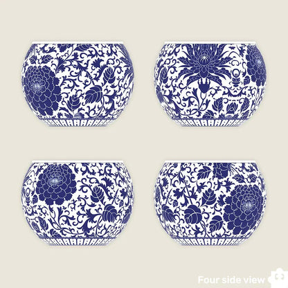 Oriental Floral Ornament - Flower Pot Jigsaw Puzzle