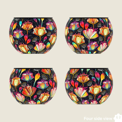 Colorful Poppies - Flower Pot Jigsaw Puzzle