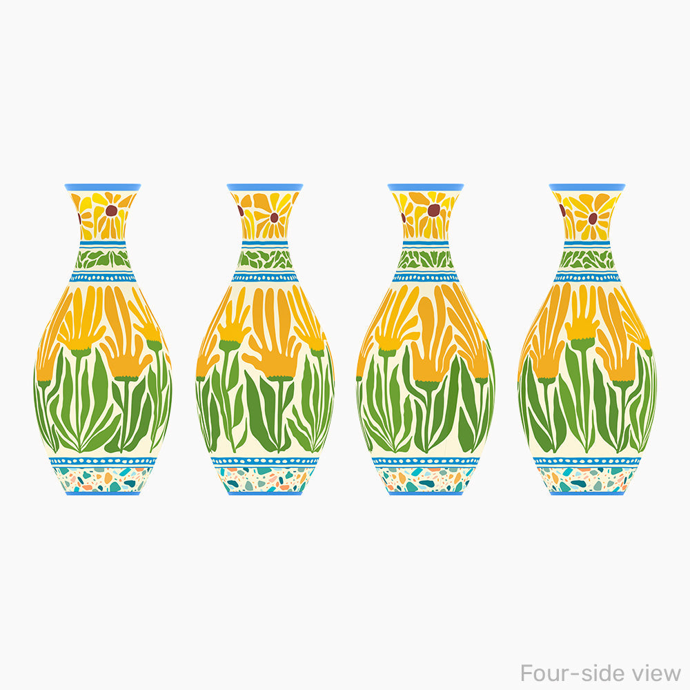 Summer Blossom - 3D Puzzle Vase Jigsaw Puzzle