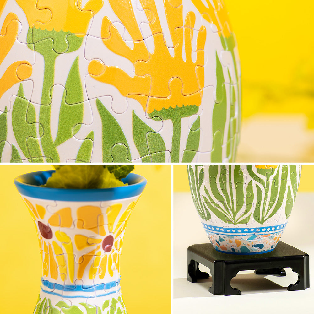Summer Blossom - 3D Puzzle Vase Jigsaw Puzzle