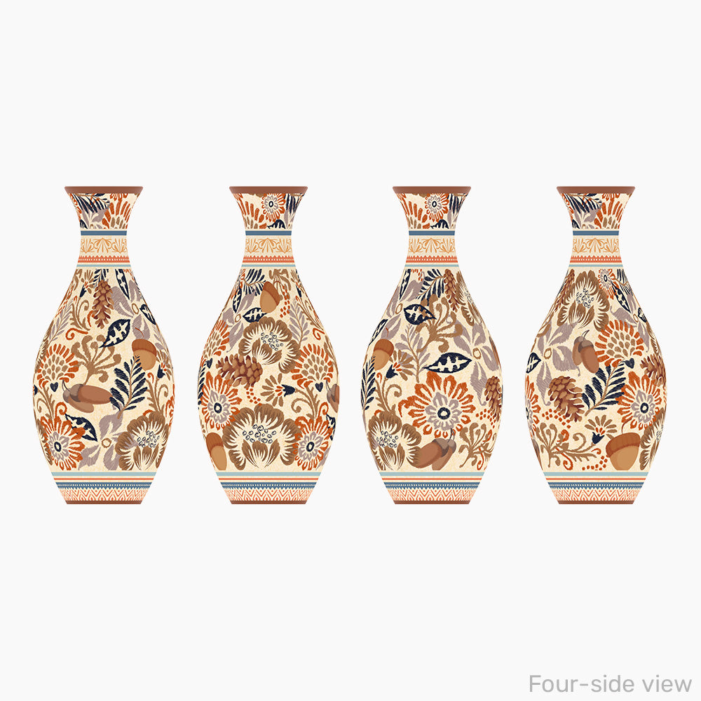 Autumn Abundance - 3D Puzzle Vase Jigsaw Puzzle