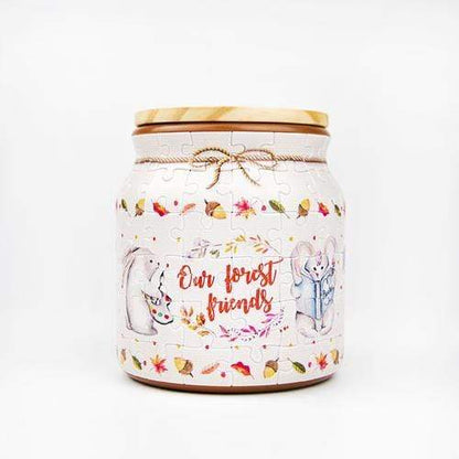 Rabbit and Squirrel - Medium Jar Jigsaw Puzzle