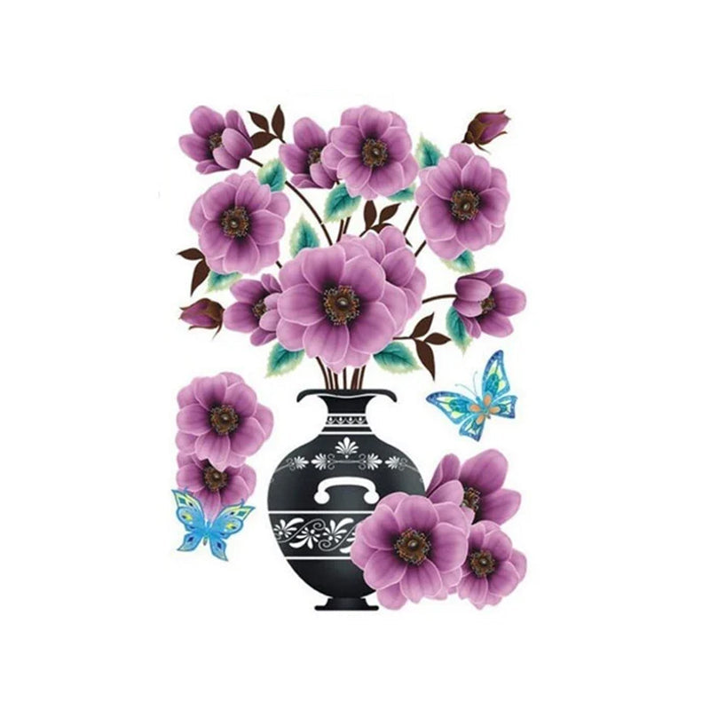 3D Plantenbak Muurstickers