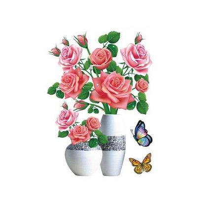 3D Plantenbak Muurstickers