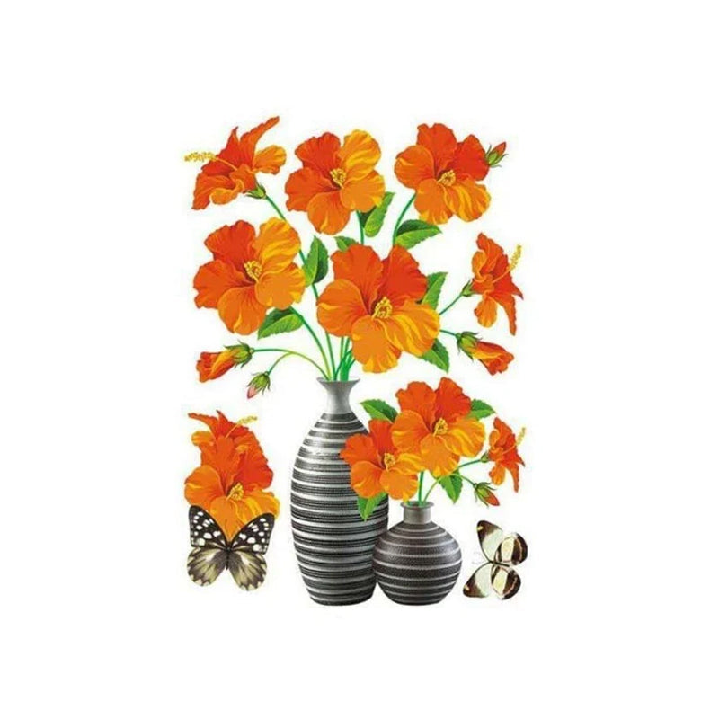 3D Plantenbak Muurstickers